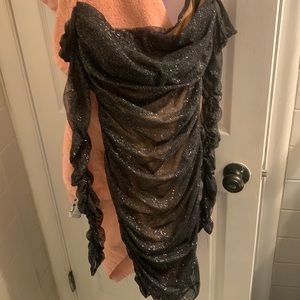 Black sheer j.our dress only worn once